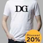T-Shirt DGI Black on White