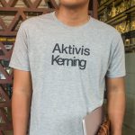T-Shirt Akvtivis Kerning (LIGHT GRAY)